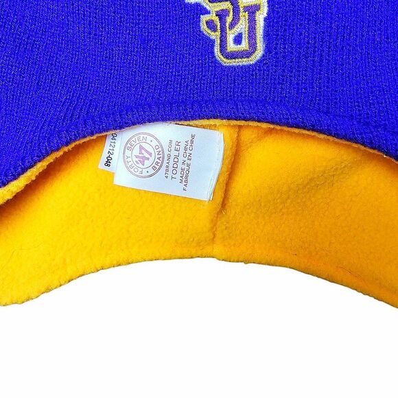 🏈 47 Brand Toddler Purple and Yellow LSU Winter Hat 🏈 - Picture 4 of 4